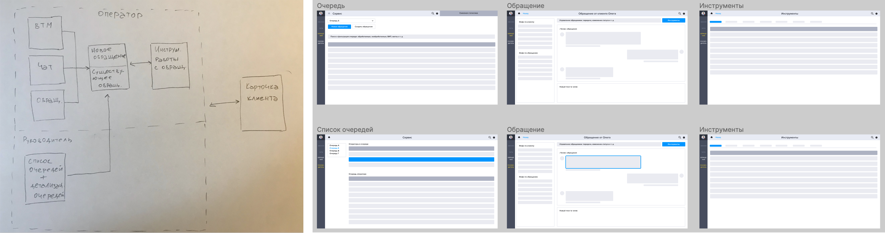 Low fidelity prototypes